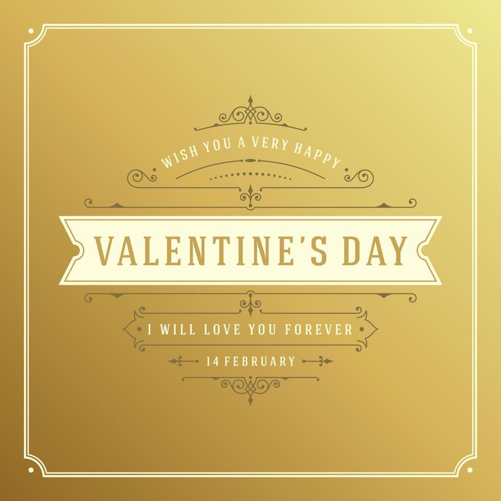 Valentines Day Card With Heart vector