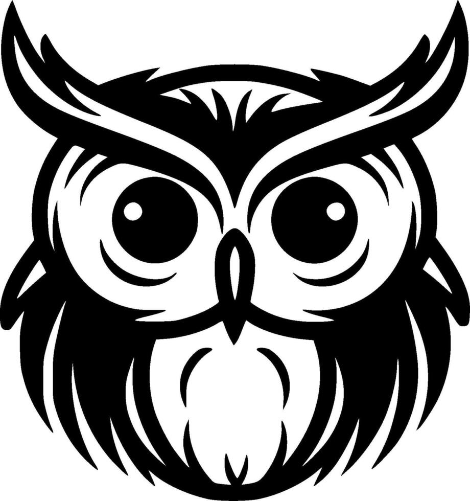 Owl Baby - High Quality Logo - illustration ideal for T-shirt graphic vector