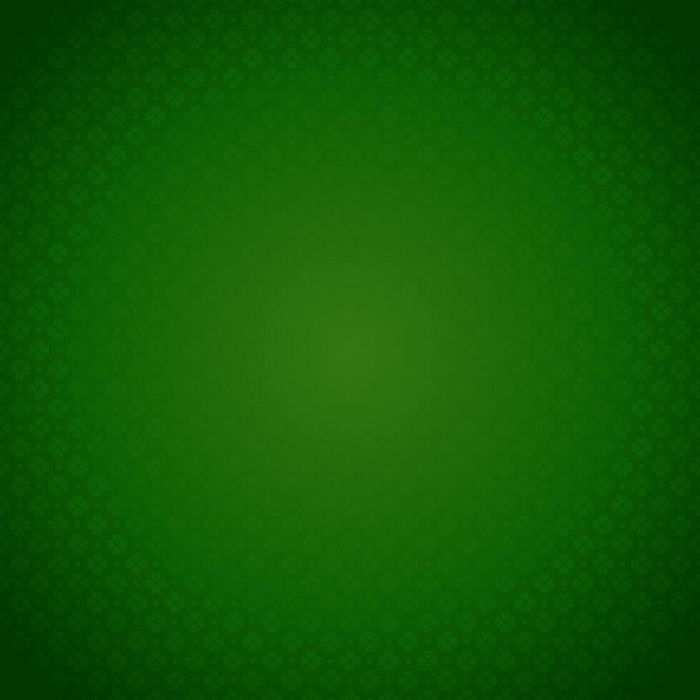 St Patrick's Day Irish clover gradient vignette blurred green background design template vector