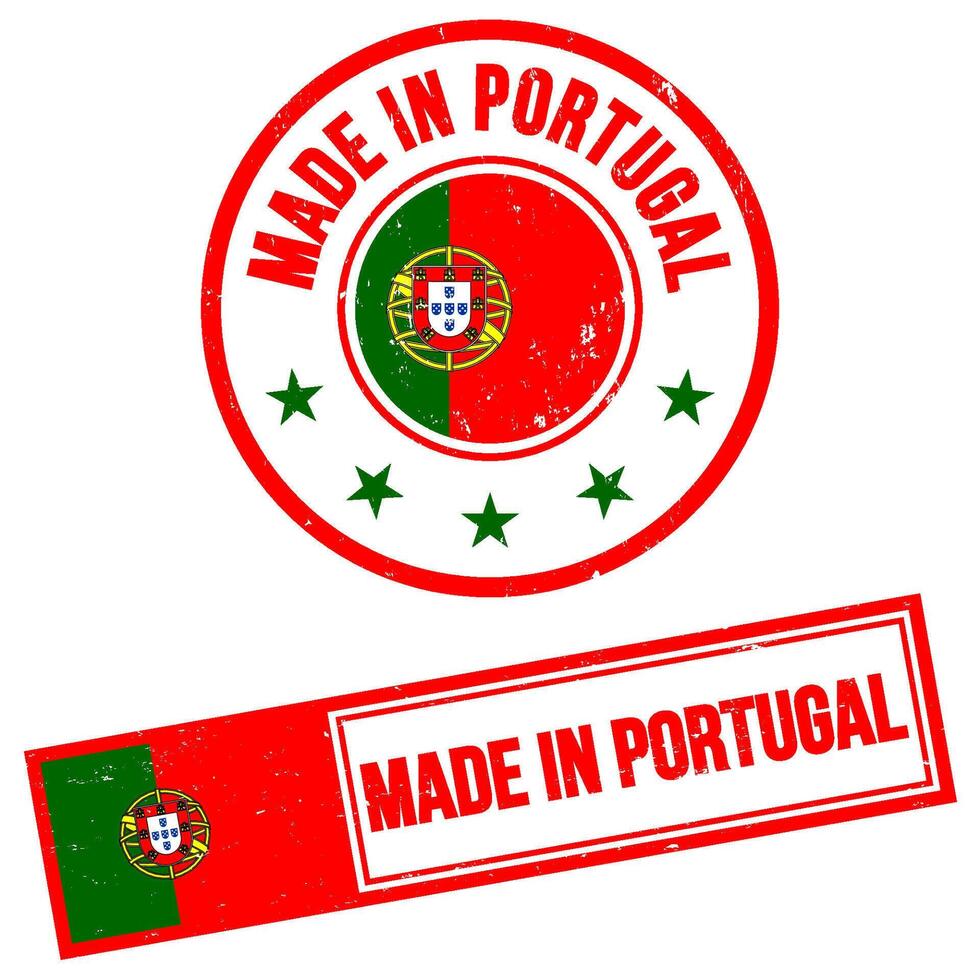 Made in Portugal Stamp Sign Grunge Style vector