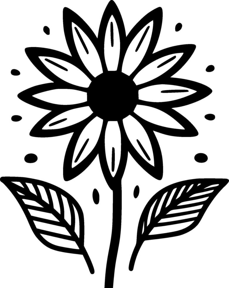 Flower - High Quality Logo - illustration ideal for T-shirt graphic vector