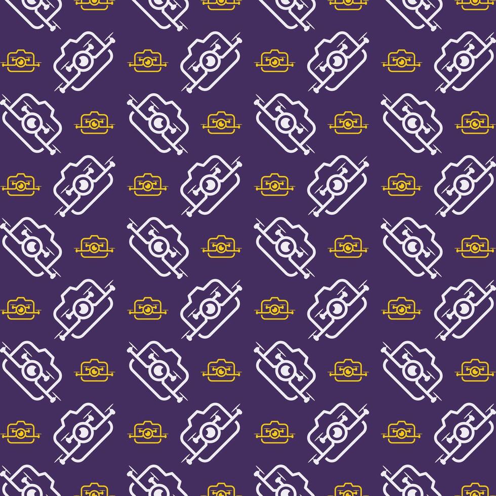 Drone camera high class trendy multicolor repeating pattern illustration design vector