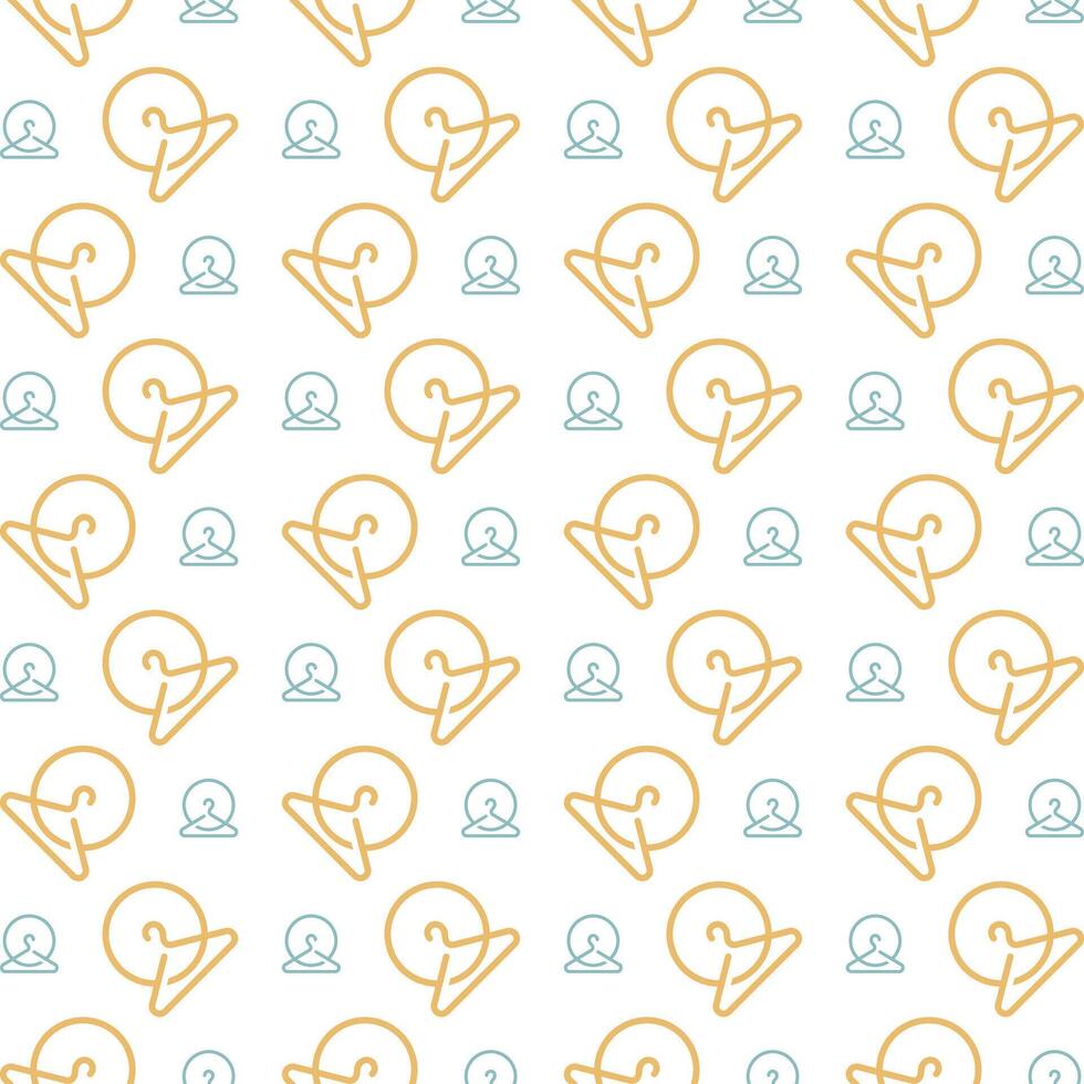 Clothing awful trendy multicolor repeating pattern illustration background design vector
