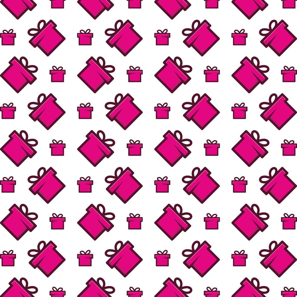 Gift awful trendy multicolor repeating pattern illustration background design vector