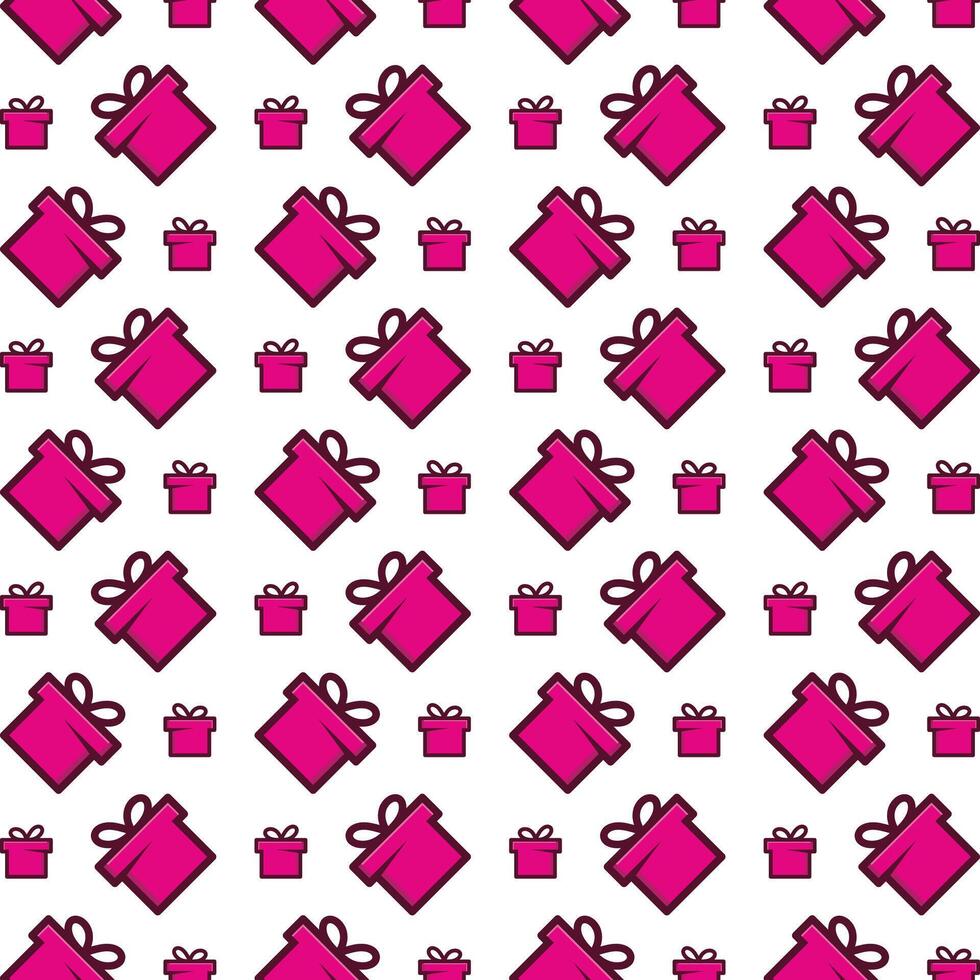 Gift awful trendy multicolor repeating pattern illustration background design vector