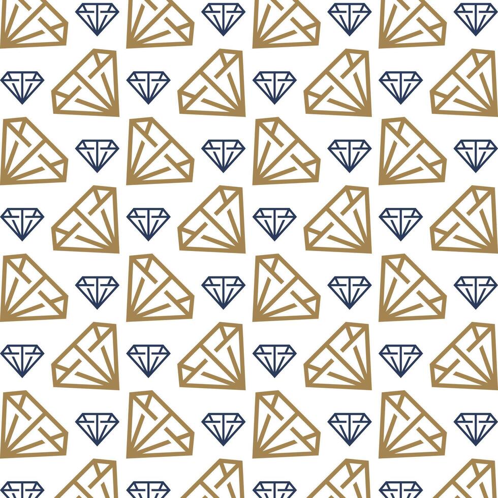 Diamond grand trendy multicolor repeating pattern illustration background design vector