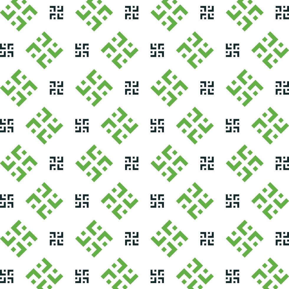 Square energizing trendy multicolor repeating pattern illustration background design vector
