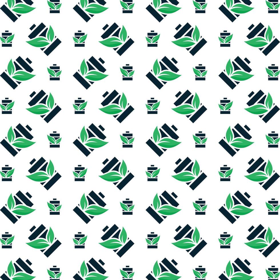 Eco energy noticeable trendy multicolor repeating pattern illustration background design vector