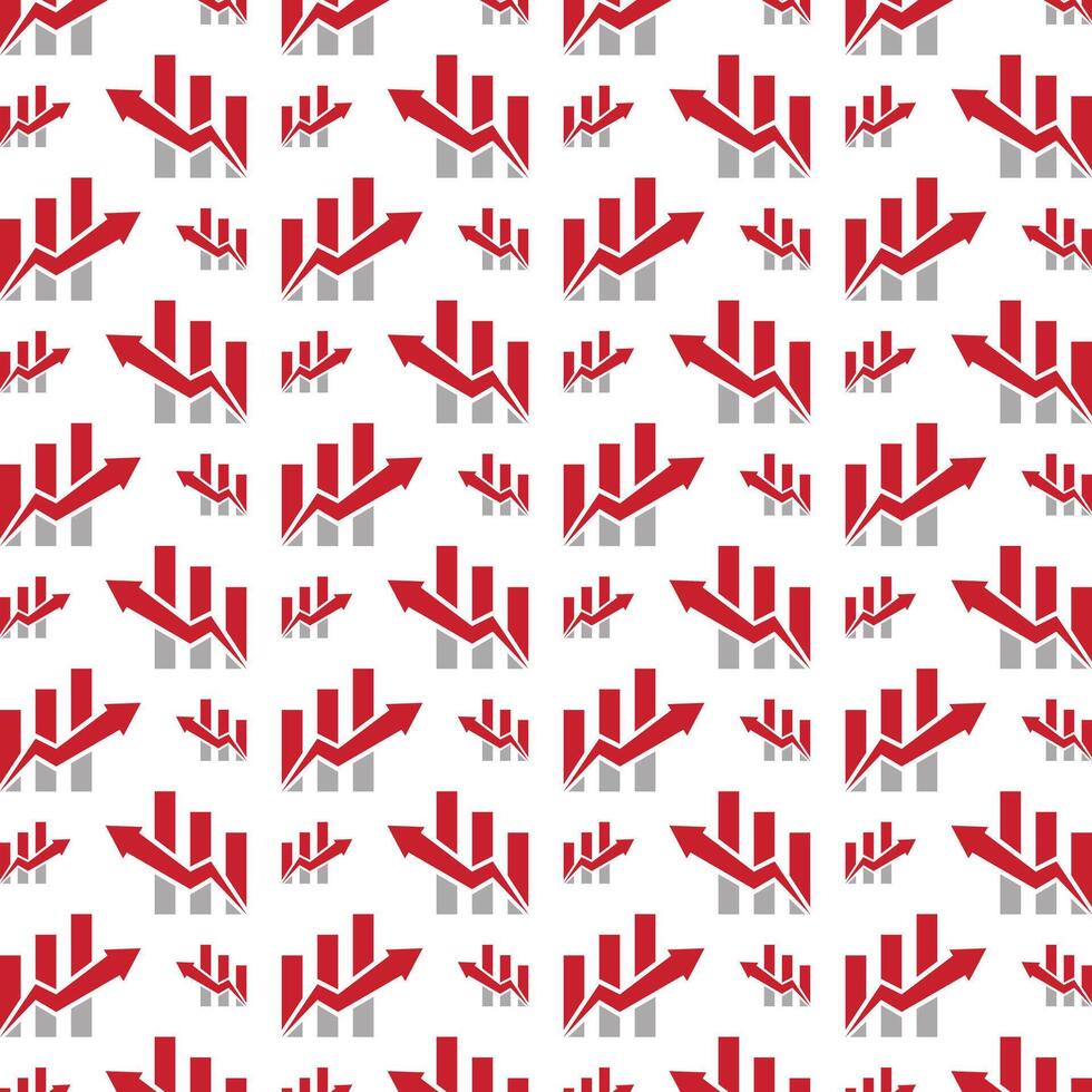 Arrow financial high class trendy multicolor repeating pattern illustration design vector