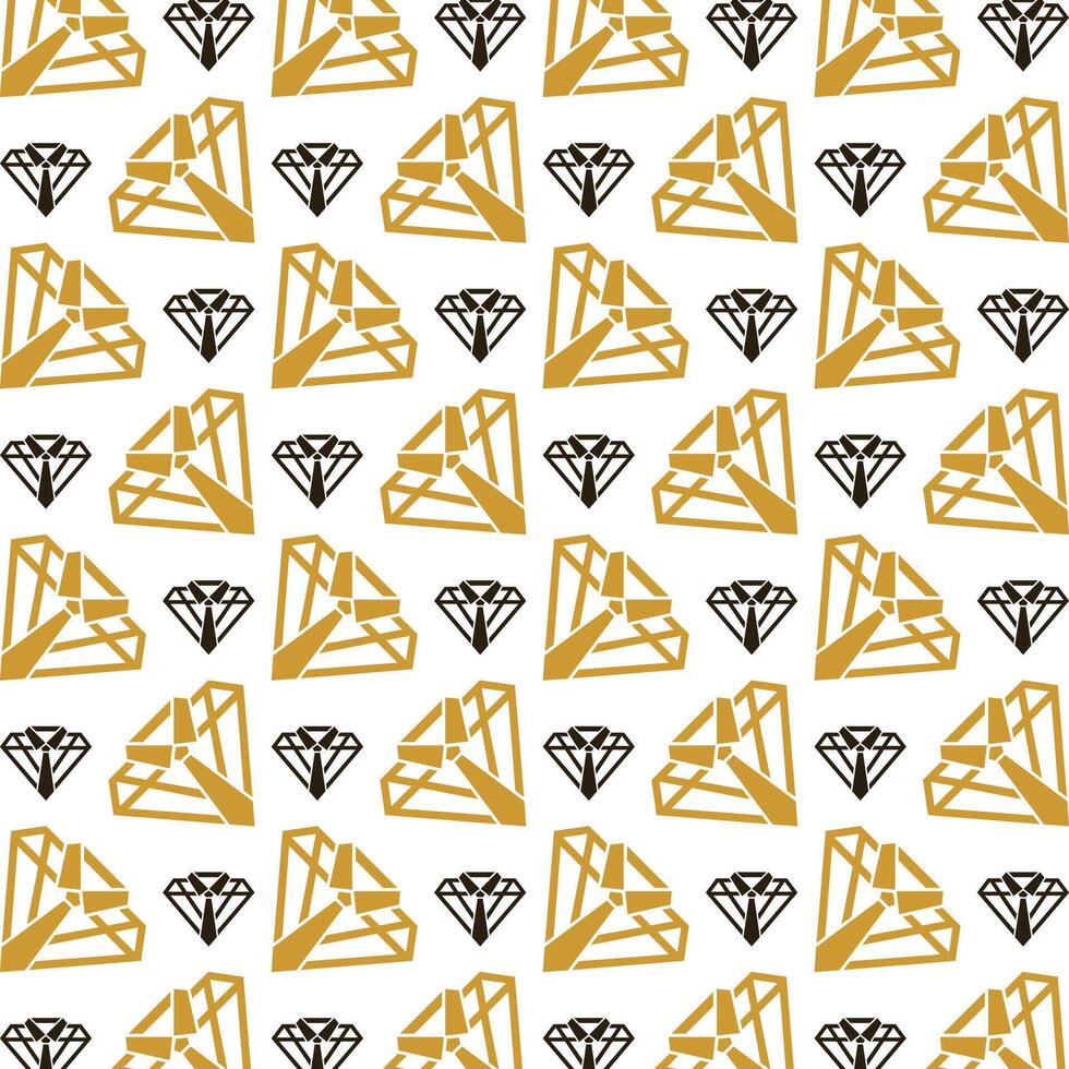 Diamond Tie noticeable trendy multicolor repeating pattern illustration background design vector