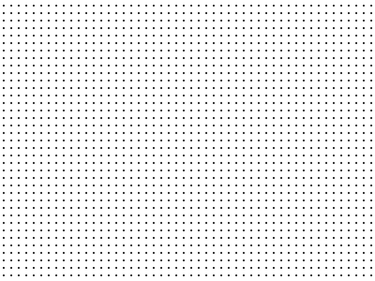 Dotted grid line notebook grid paper pattern for bullet journal black stripes. vector