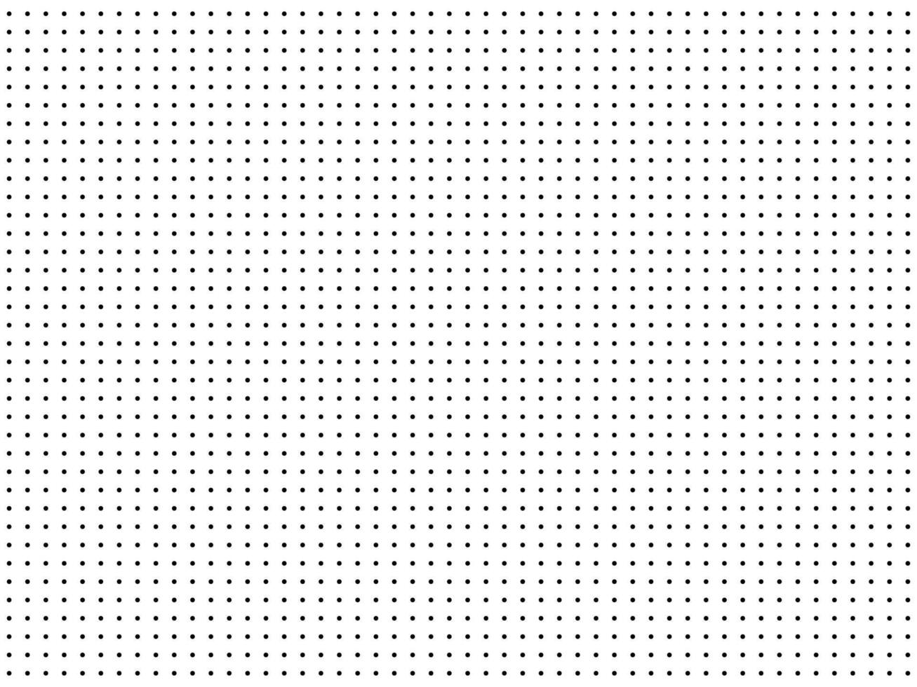 Dotted grid line notebook grid paper pattern for bullet journal black stripes. vector