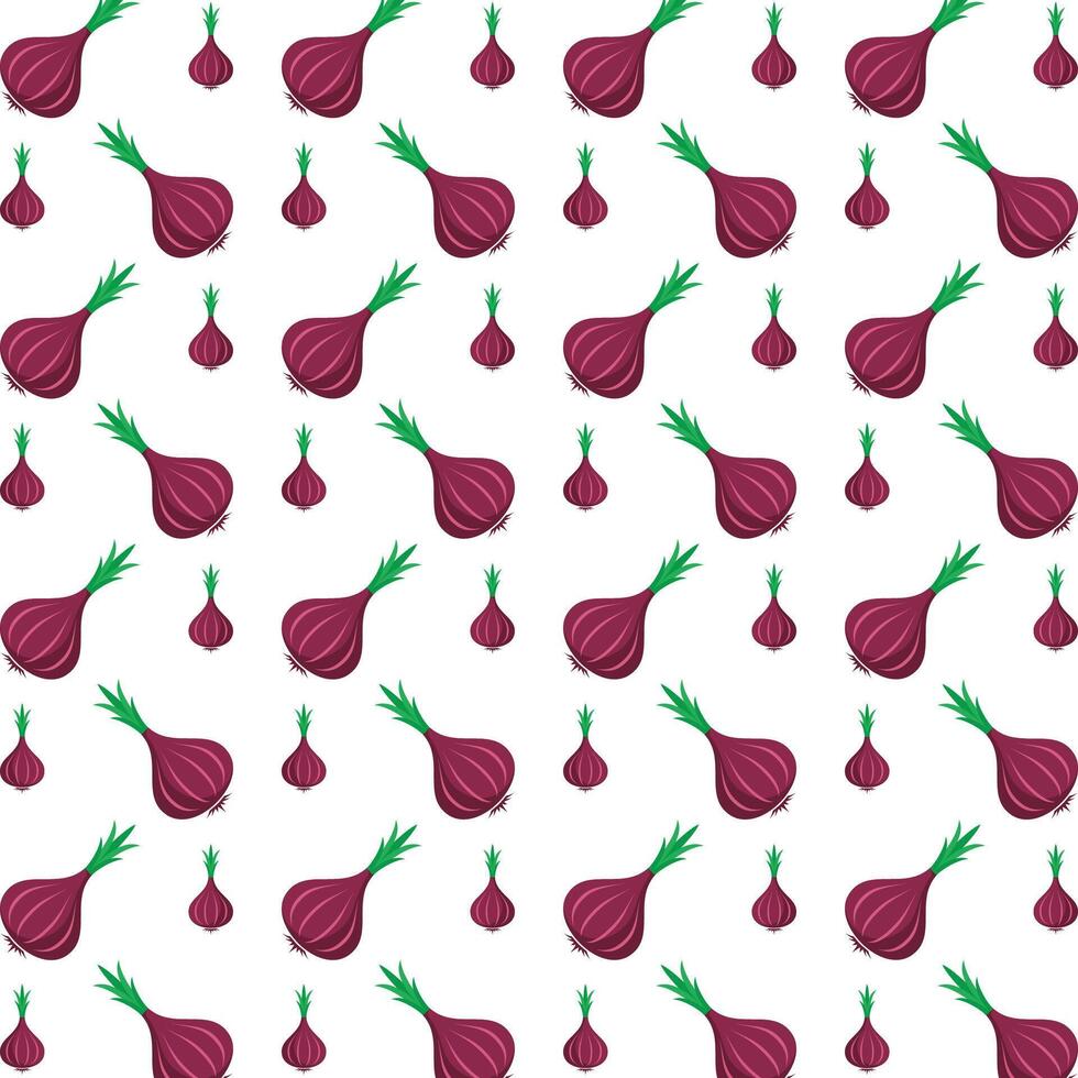 Onion grand trendy multicolor repeating pattern illustration background design vector