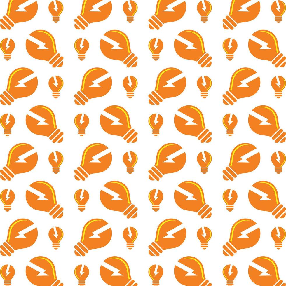 Light Bulb high class trendy multicolor repeating pattern illustration design vector