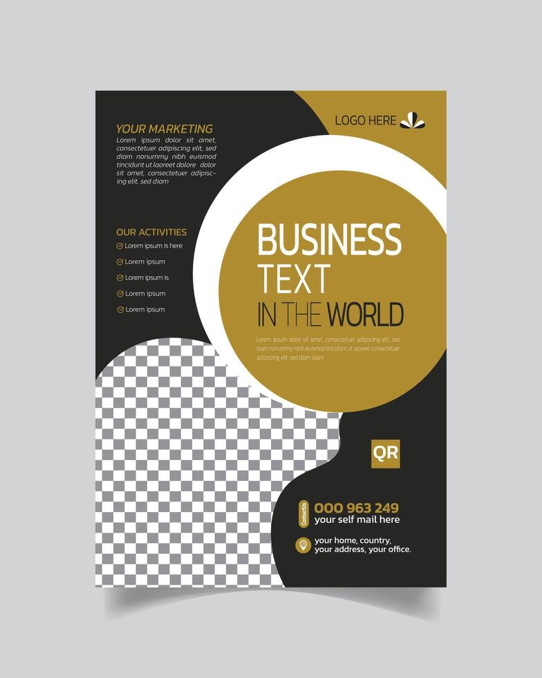 Creative Elegance Business Flyer or Trending Corporate Business Leaflet Template vector