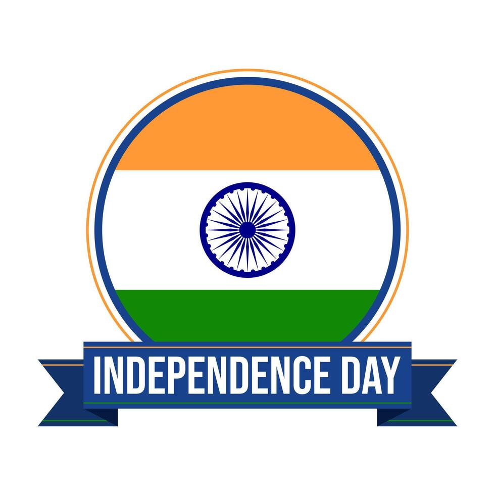 India independence day sticker vector