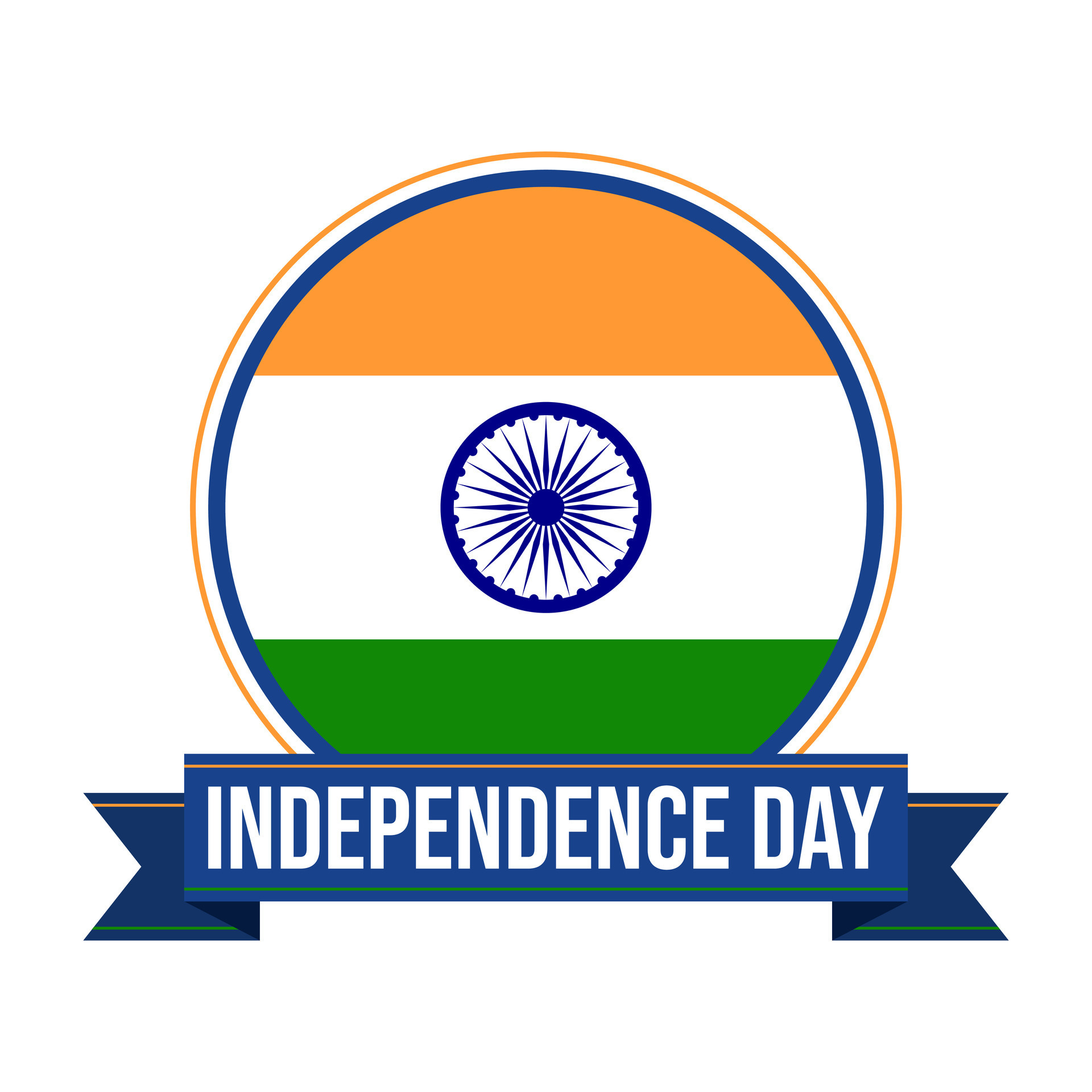 indian independence day stickers