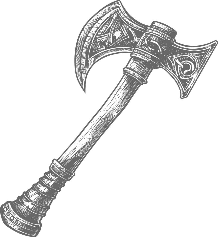 ax images using Old engraving style body black color only vector
