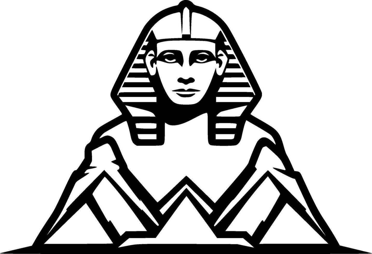 Sphinx - High Quality Logo - illustration ideal for T-shirt graphic vector