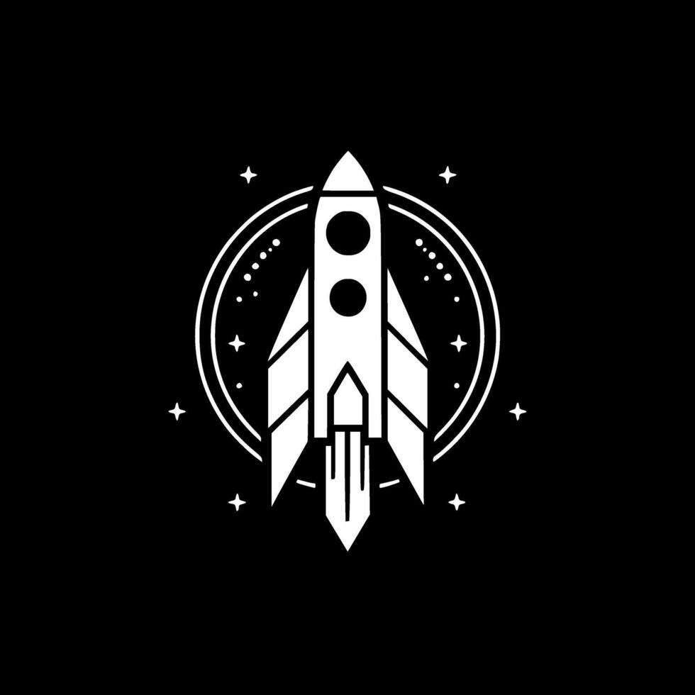 Space - Minimalist and Flat Logo - illustration vector