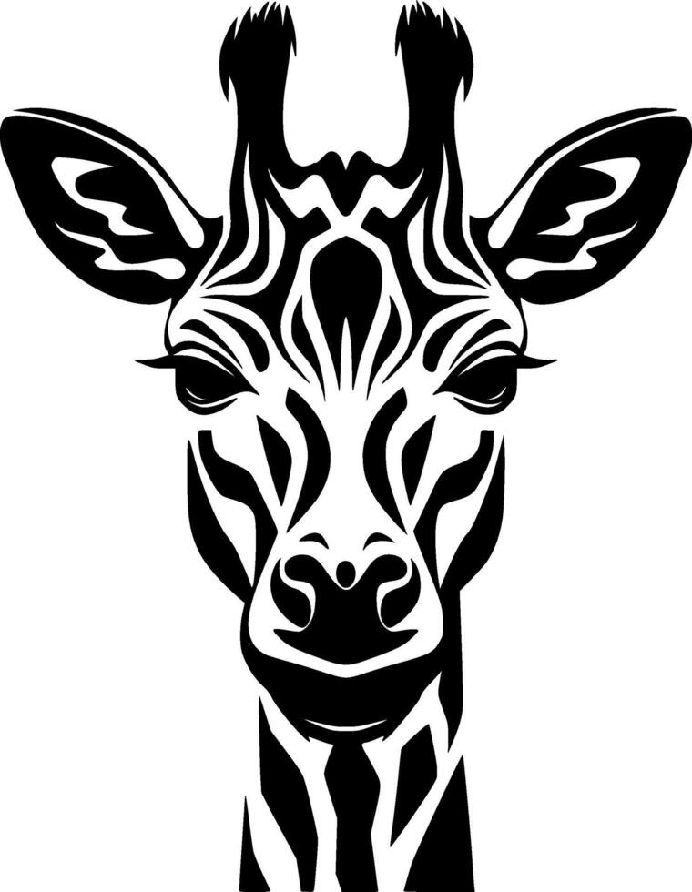 jirafa - alto calidad logo - ilustración ideal para camiseta gráfico vector