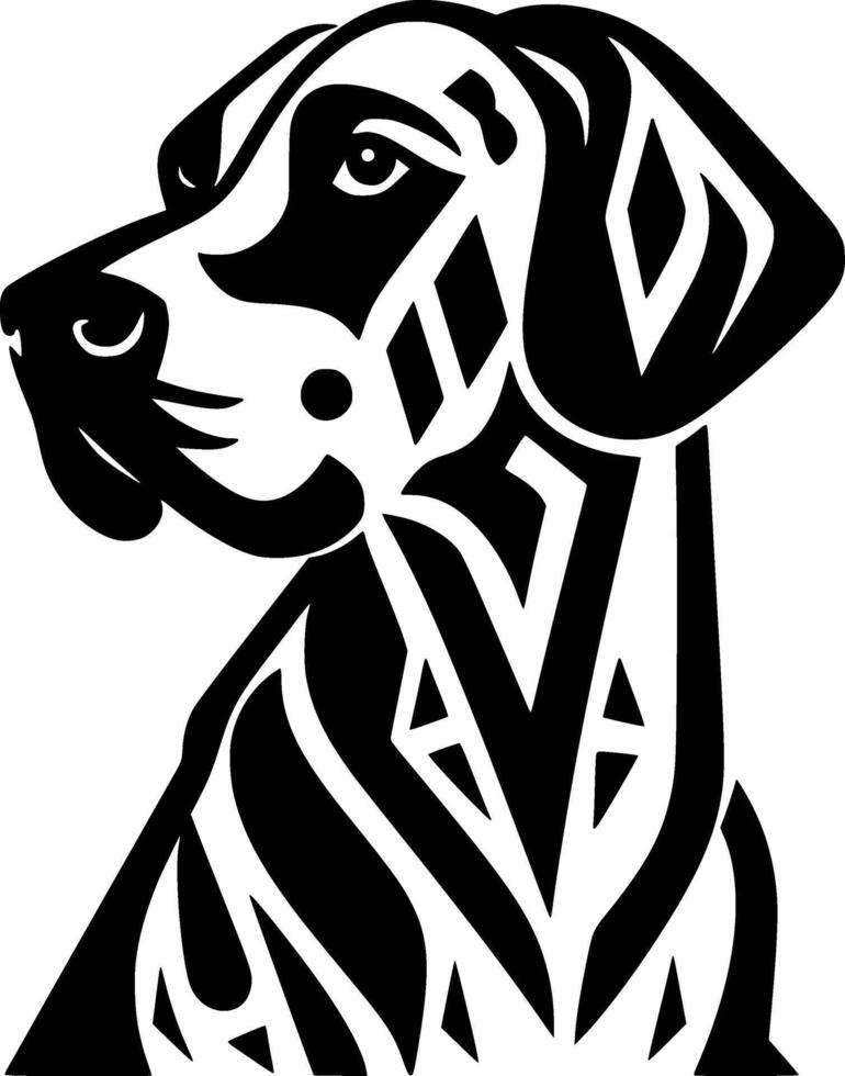 Dalmatian - Minimalist and Flat Logo - illustration vector