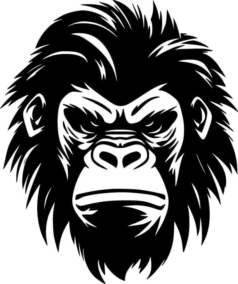 Gorilla - High Quality Logo - illustration ideal for T-shirt graphic vector