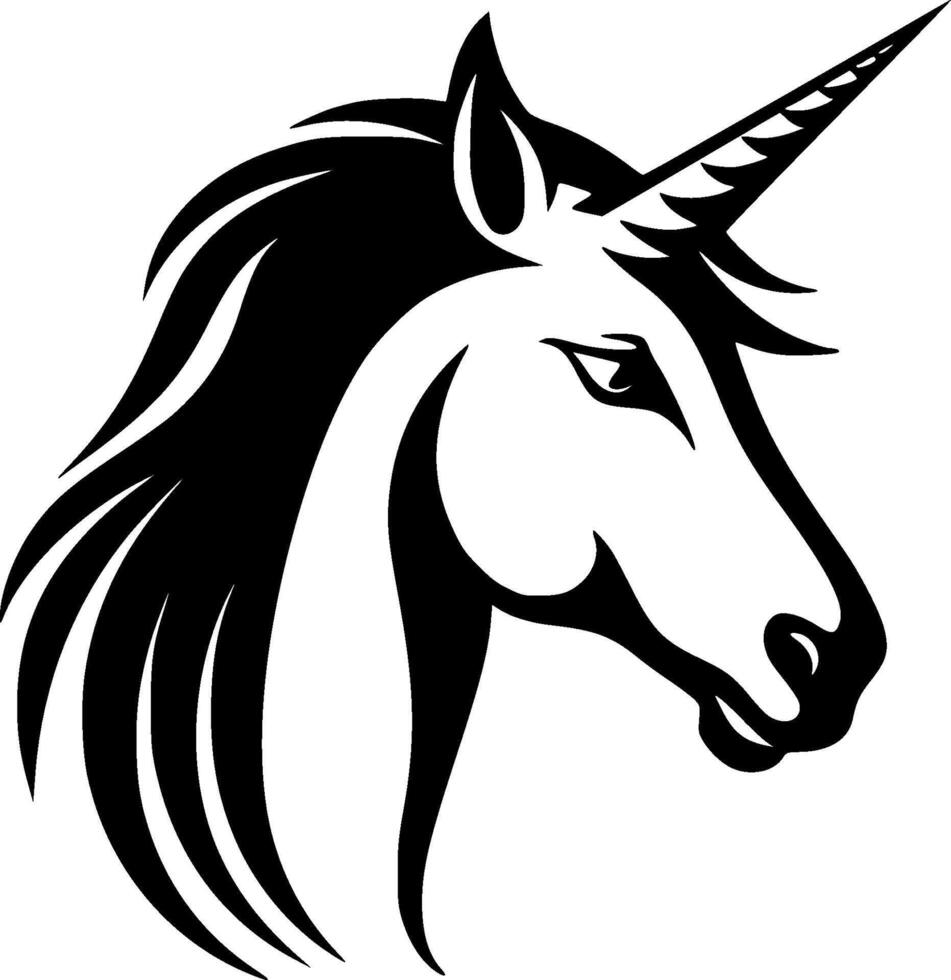 unicornio - alto calidad logo - ilustración ideal para camiseta gráfico vector