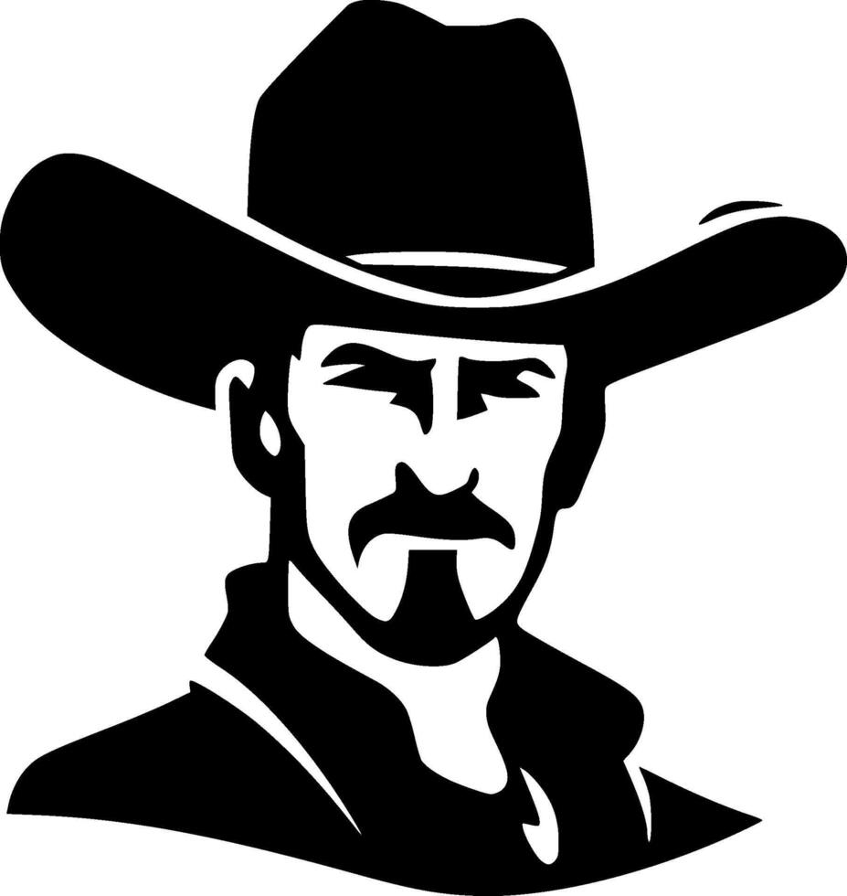 Western - Minimalist and Flat Logo - illustration vector