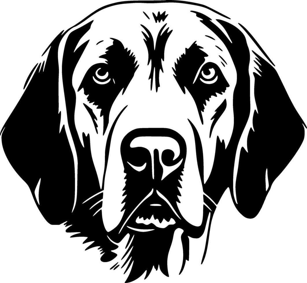 Labrador Retriever - Minimalist and Flat Logo - illustration vector