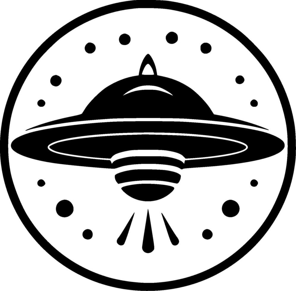 UFO - High Quality Logo - illustration ideal for T-shirt graphic vector