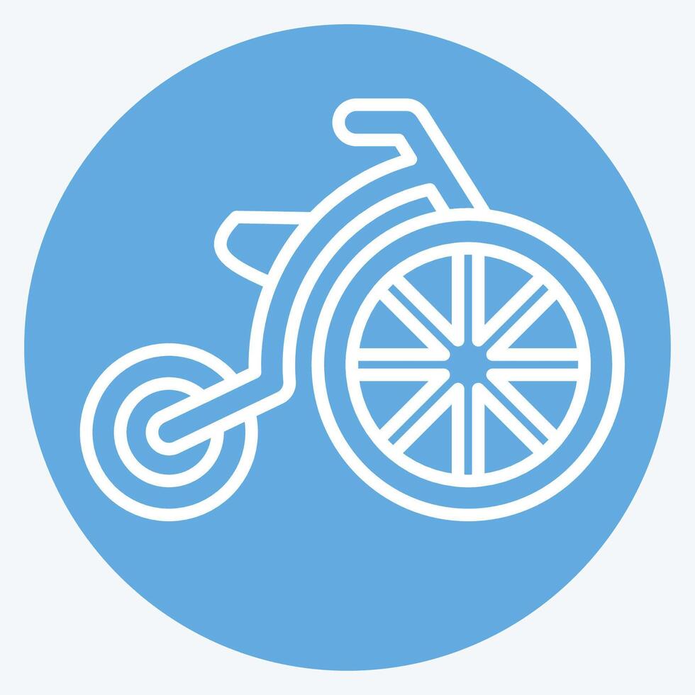Icon Vintage. related to Photos and Illustrations symbol. blue eyes style. simple design illustration vector
