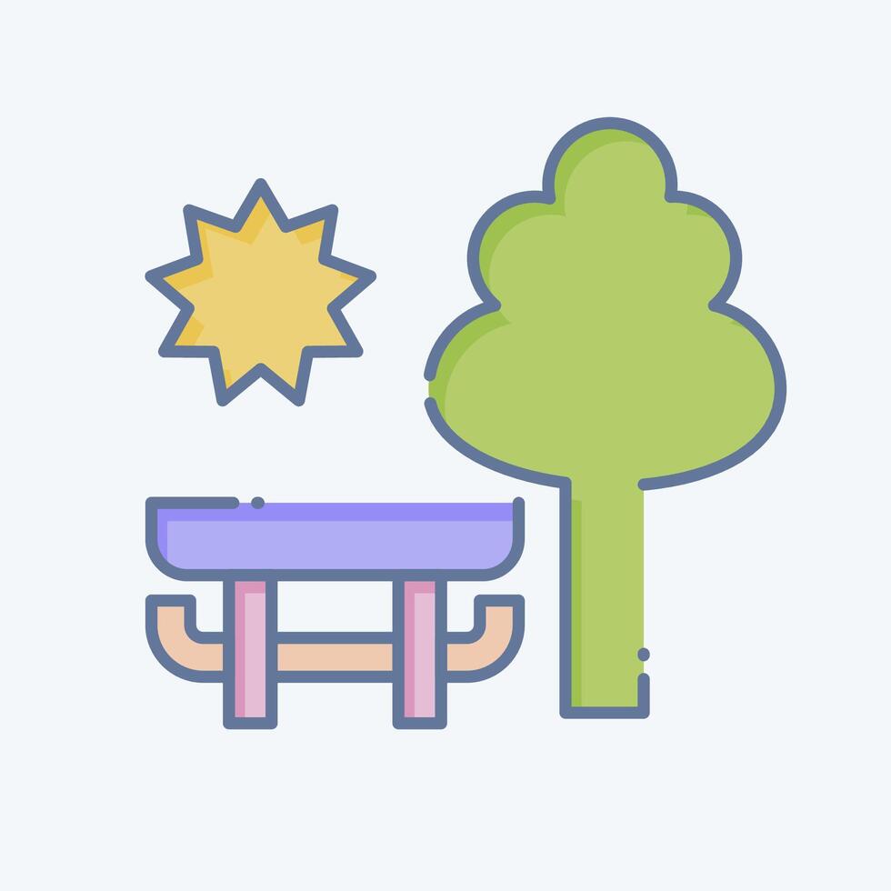 Icon Park. related to Photos and Illustrations symbol. doodle style. simple design illustration vector