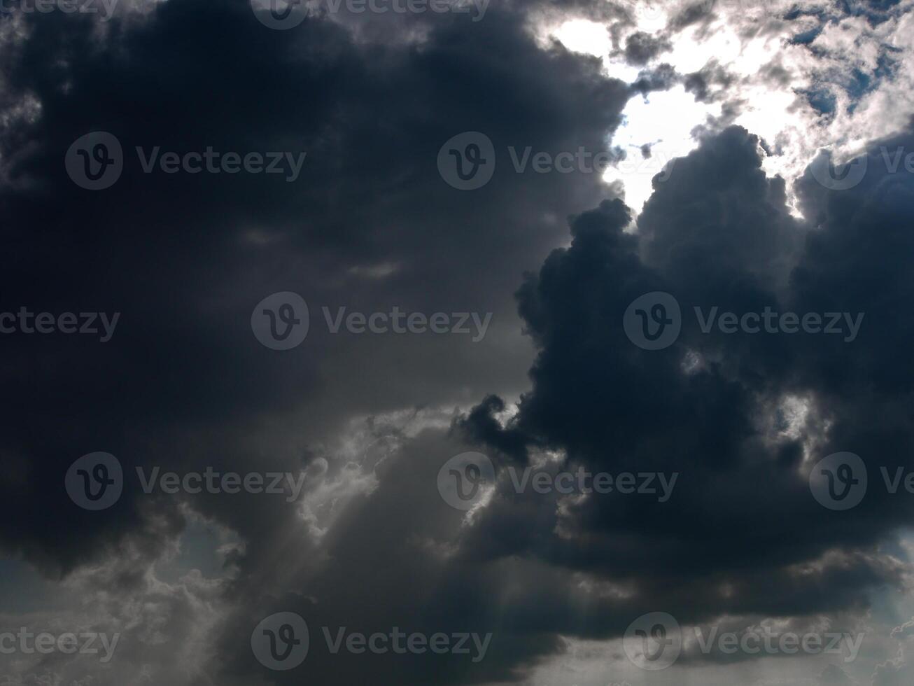 the sky a thunder-storm photo