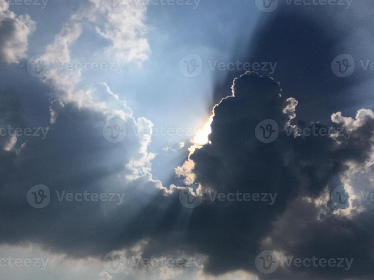 the sky a thunder-storm photo