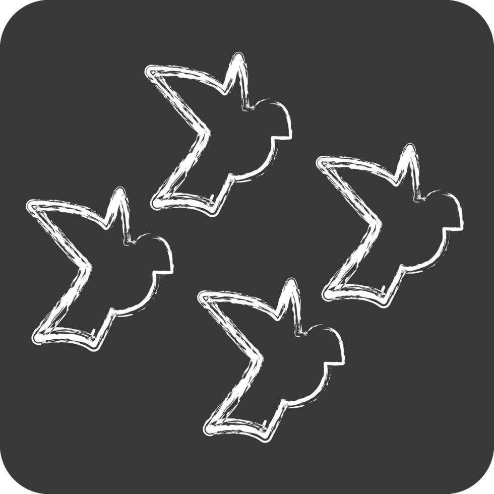 Icon Background. related to Photos and Illustrations symbol. chalk Style. simple design illustration vector