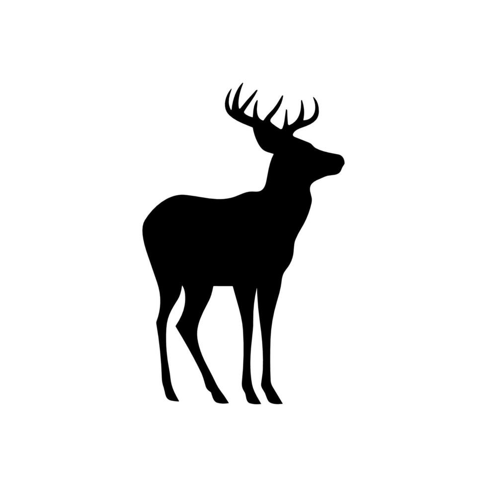 Deer Silhouette Illustration vector