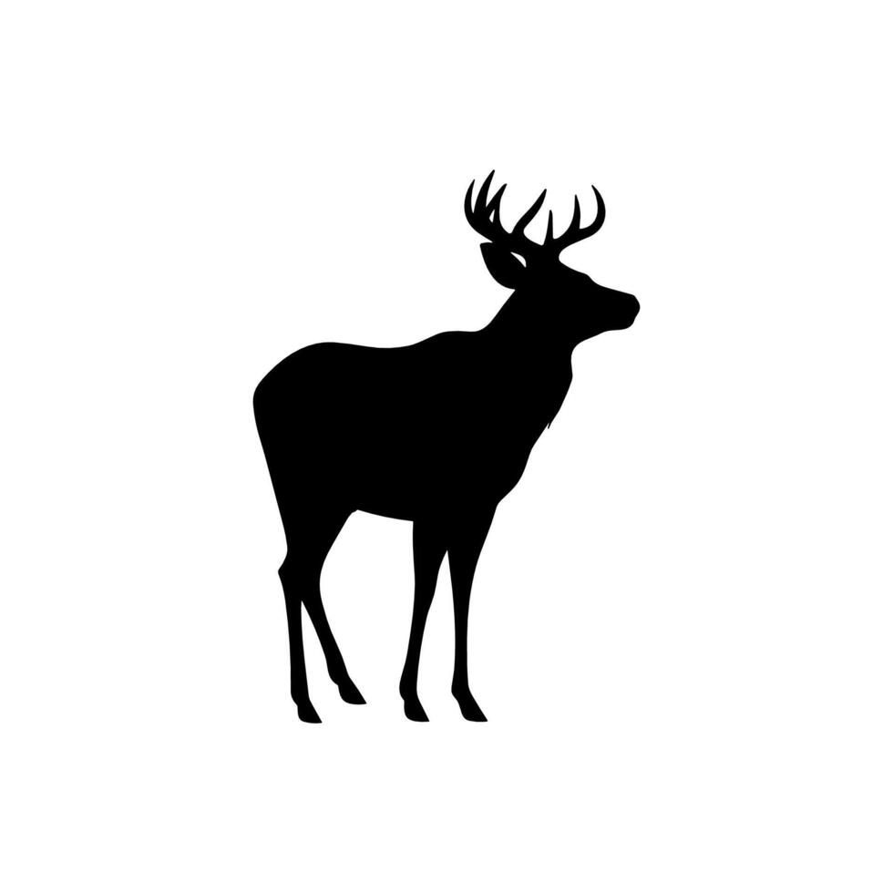 Deer Silhouette Illustration vector