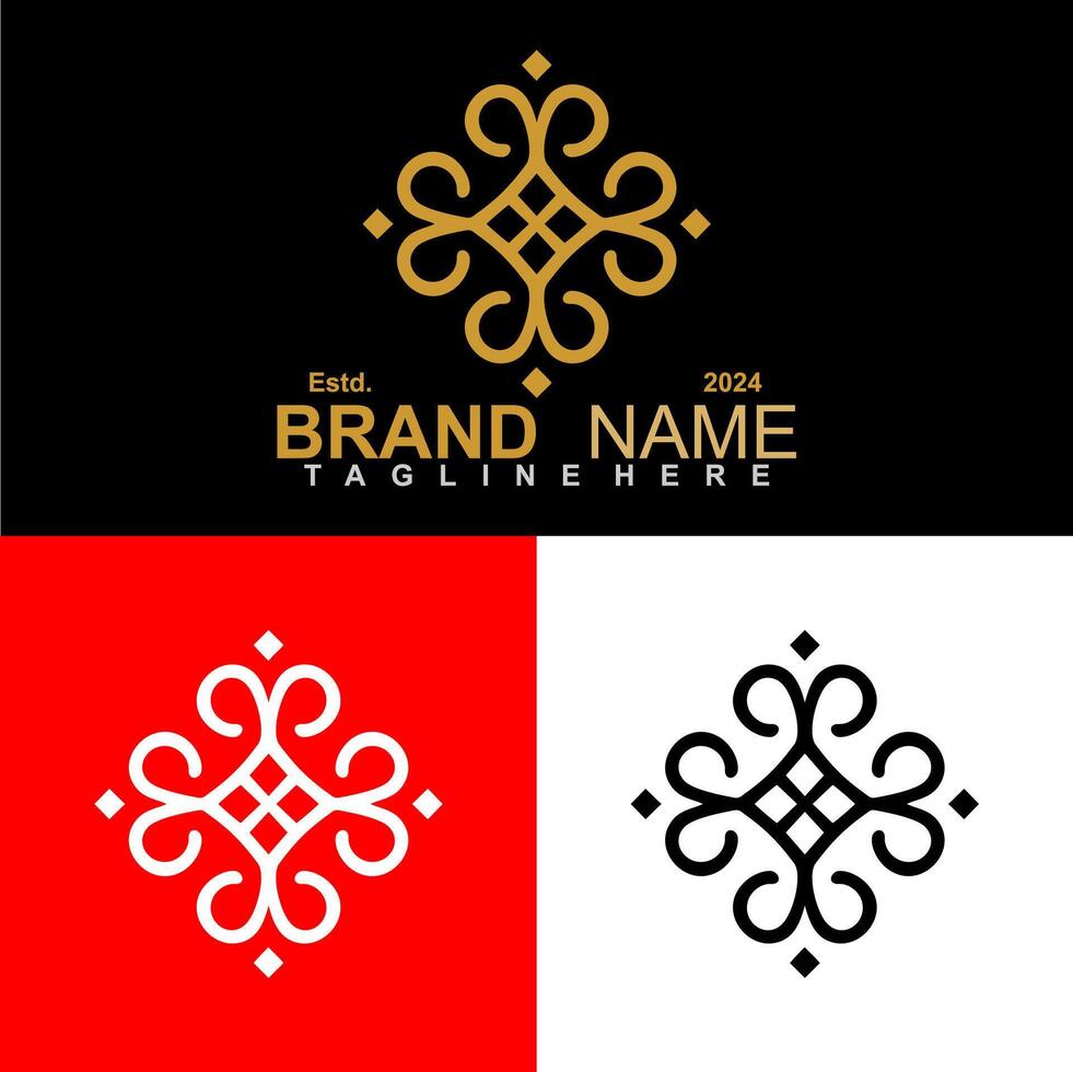 Luxury Beauty Women Spa Modern Logo Design vector