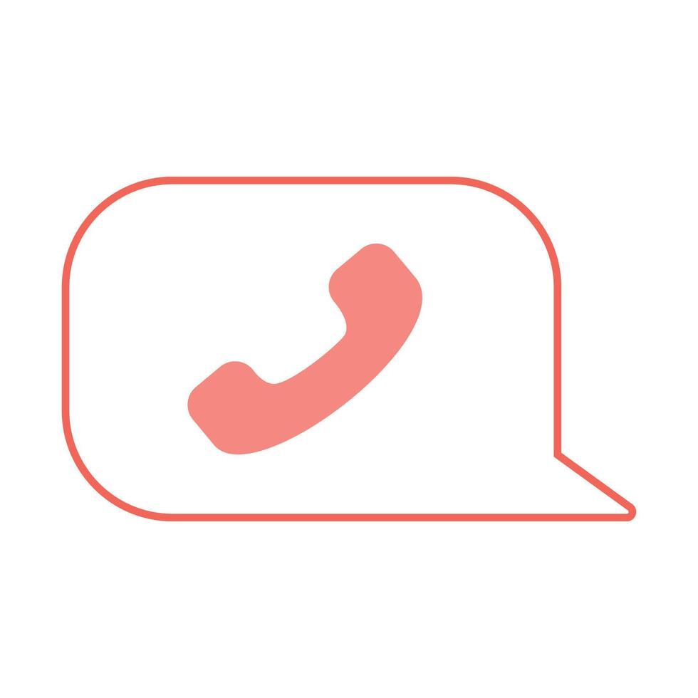 Phone icon design illustration on white background vector