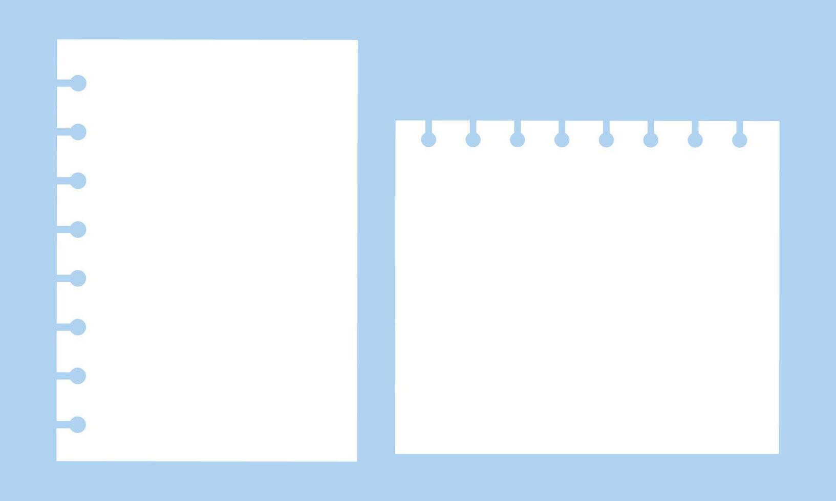 digital note paper frame design element vector