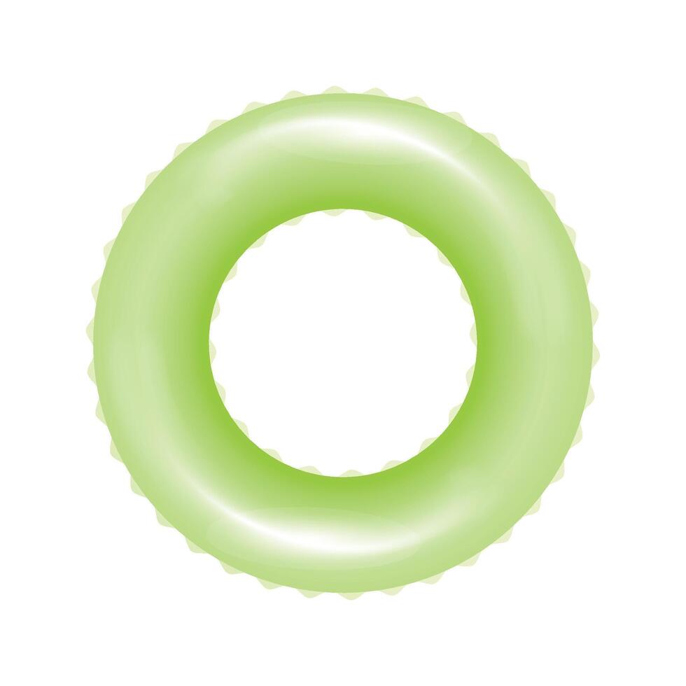 green float isolated on white background vector