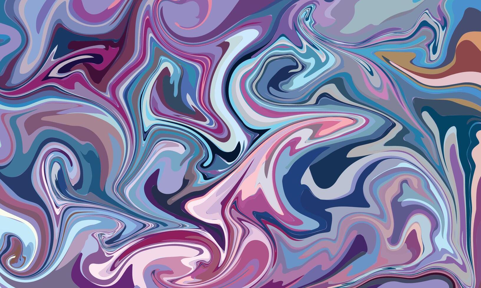 Multicolour colourful background in acrylic pouring vector