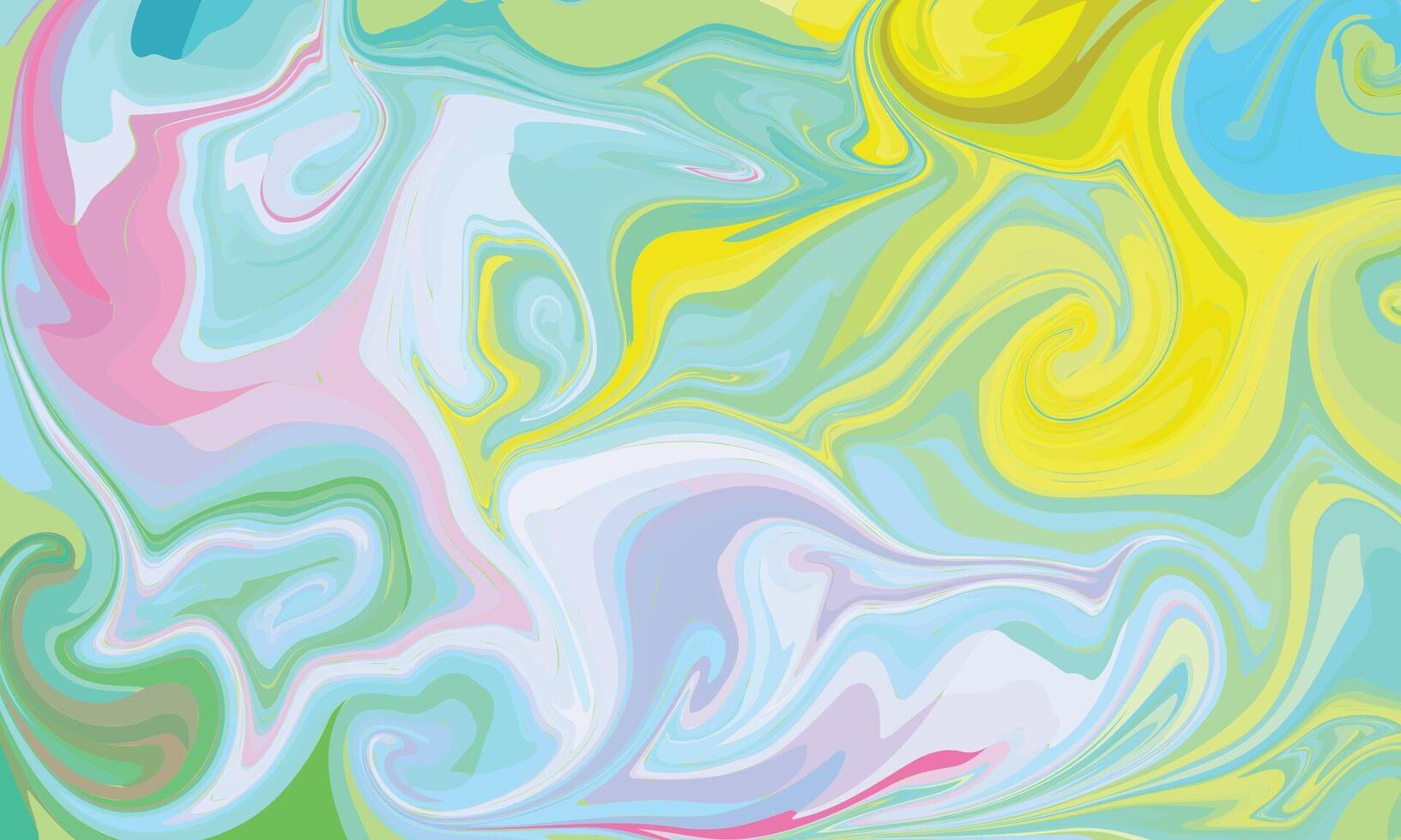 Multicolour colourful background in acrylic pouring vector