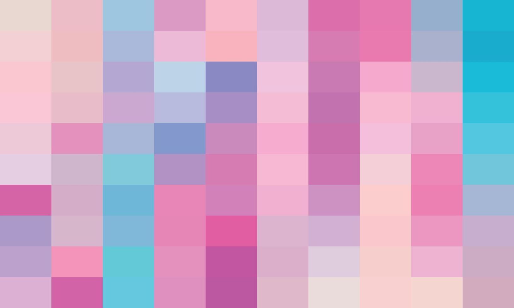 Abstract and colorful pixel background. vector