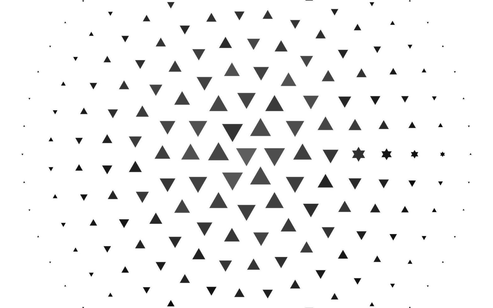 Light Silver, Gray cover in polygonal style. vector