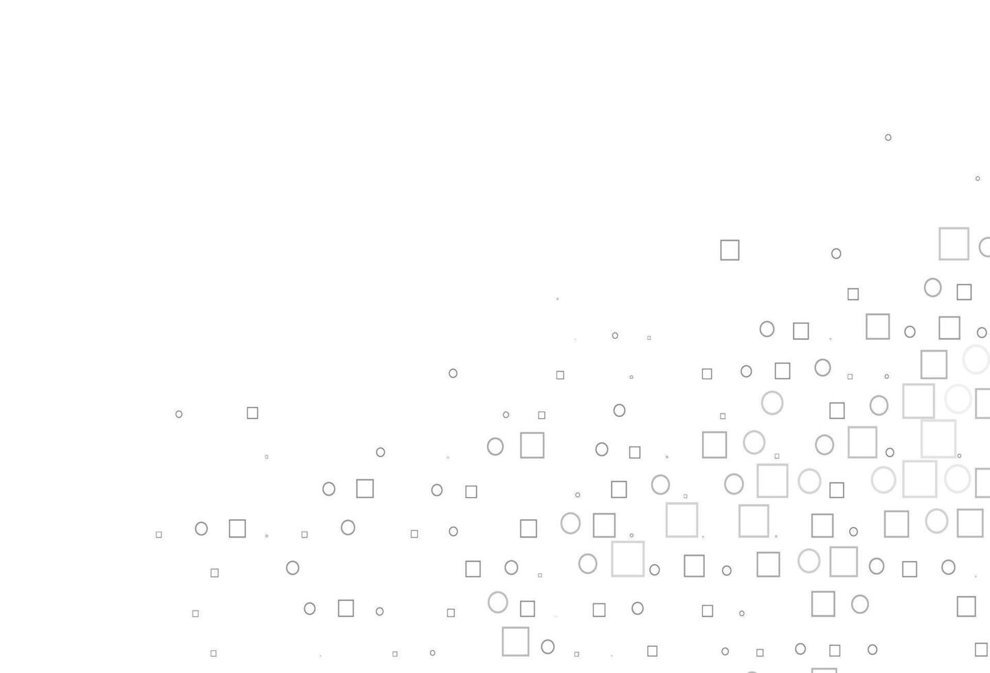 Light Silver, Gray background with circles, rectangles. vector