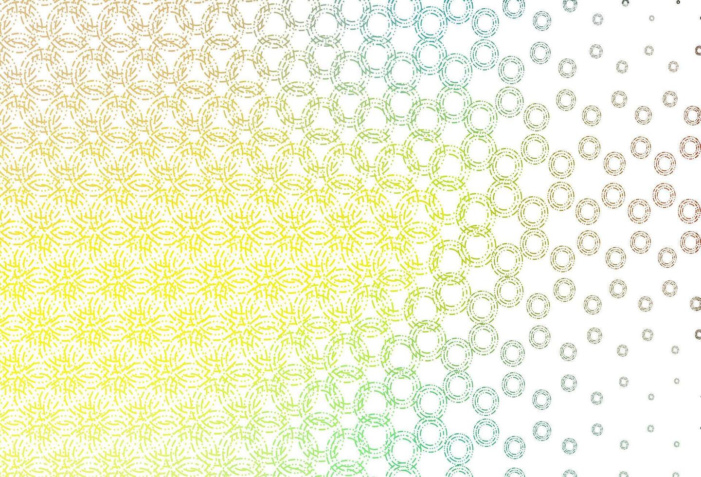 Light blue, yellow background with bubbles. vector