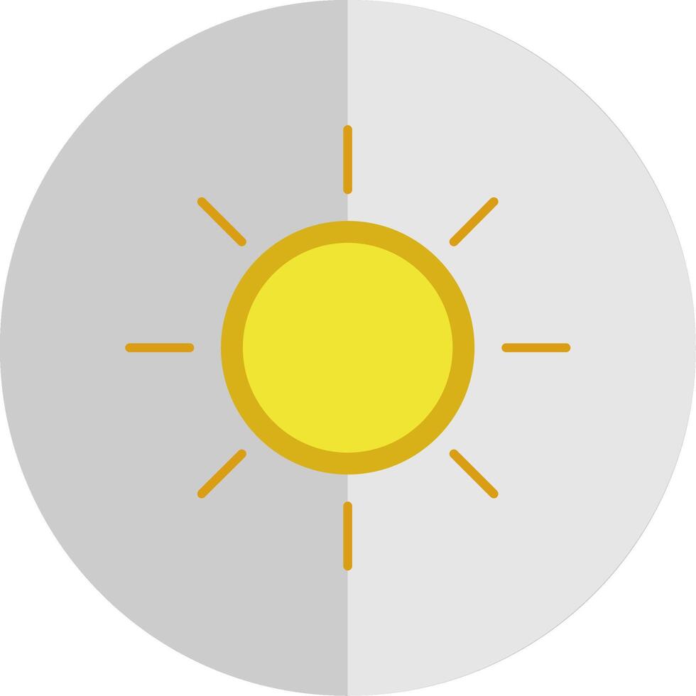 Sunny Flat Scale Icon vector