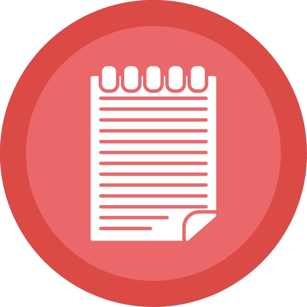 Accounting Glyph Multi Circle Icon vector